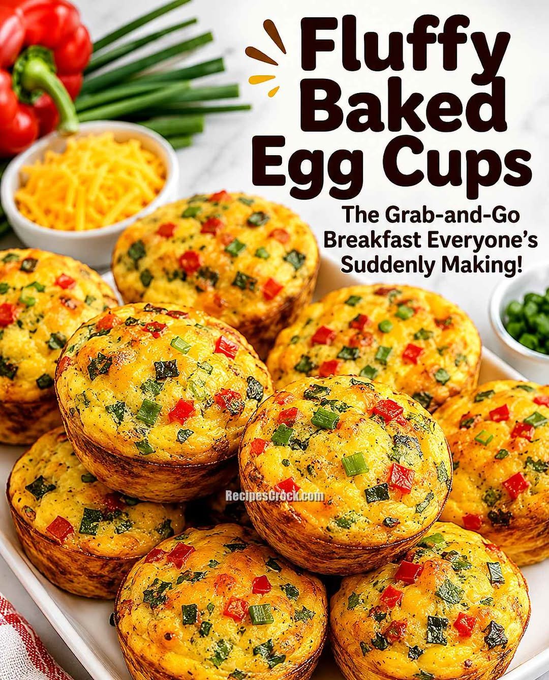 Fluffy Baked Egg Cups