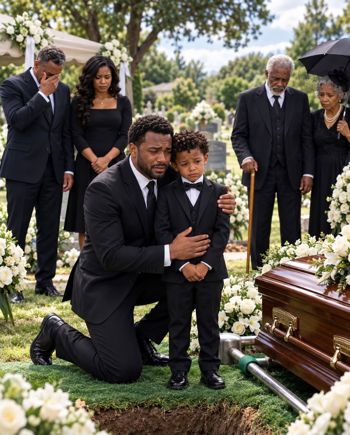 My 7-Year-Old Begged Me to Check His Mother’s Grave—Then the Doctor Asked Who Gave Her the Last Pill